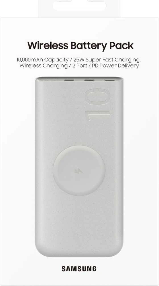 112803 EB-U2510XUE Samsung Wireless Powerbank 2x USB-C 25W 10000mAh rusvai gelsvas