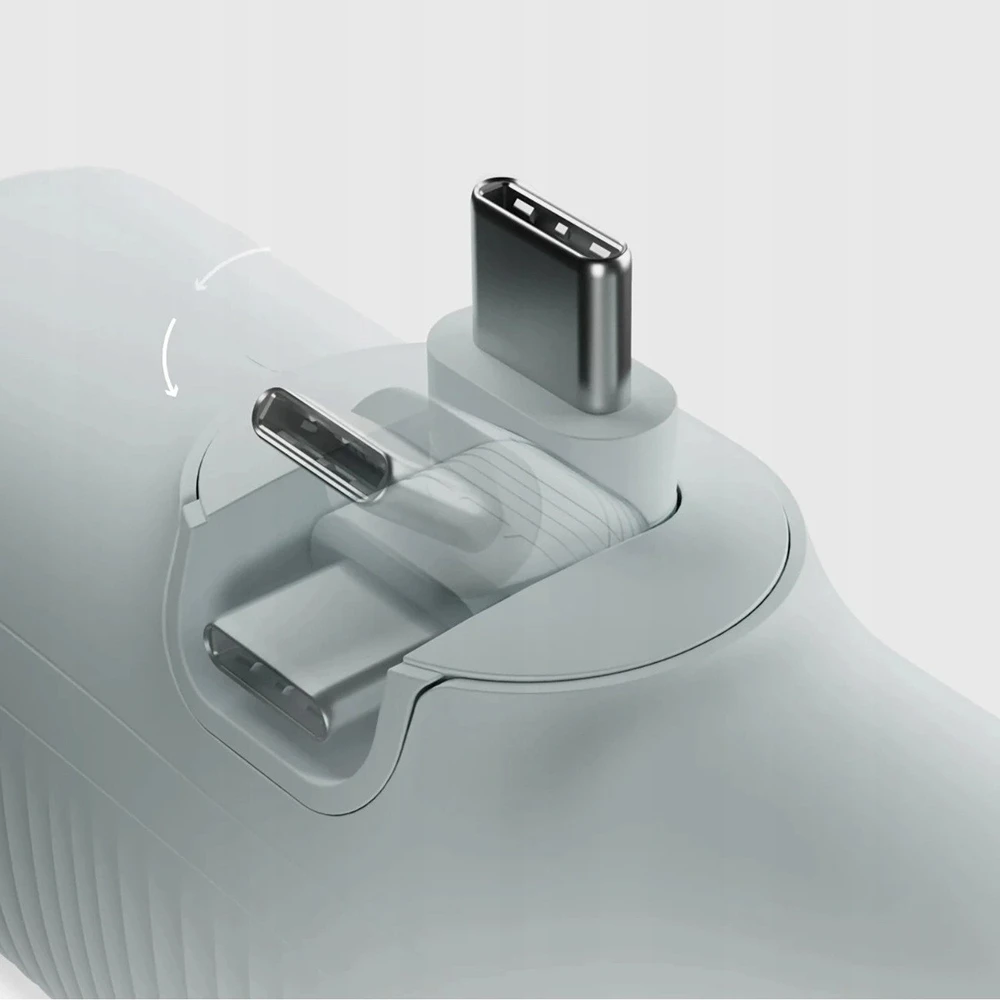 SBS EcoPower 5000 mAh 10W išorinė baterija su integruotu USB-C prievadu – pilka