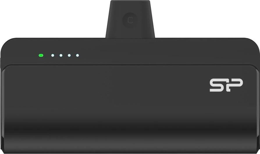 Silicon Power Bank | QD50 | 5000 mAh | USB-C | Juodas