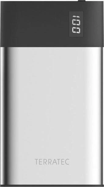 Powerbank TerraTec P80 Slim 8000mAh Juodai-sidabrinė