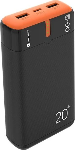 Tracer EnerGen 20000 mAh Juodas, Oranžinis