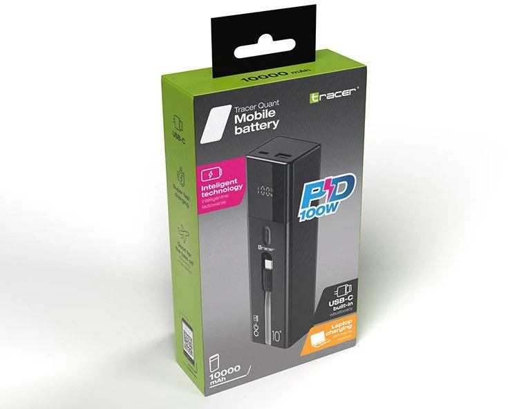 Tracer Quant 10000 mAh 100W PD+QC