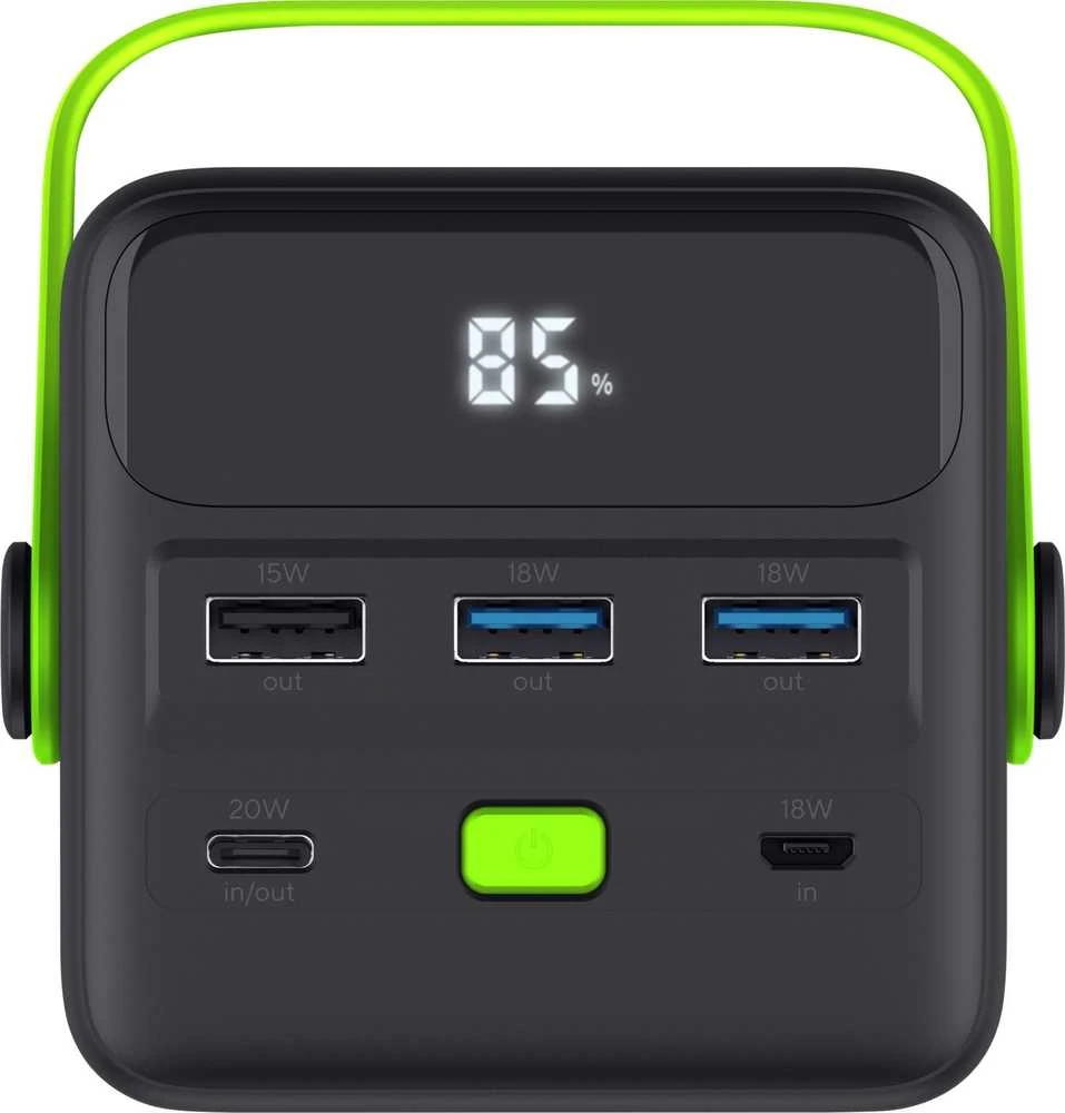 Trust Redoh XXL - 50,000 mAh power bank (juodas, žalias)
