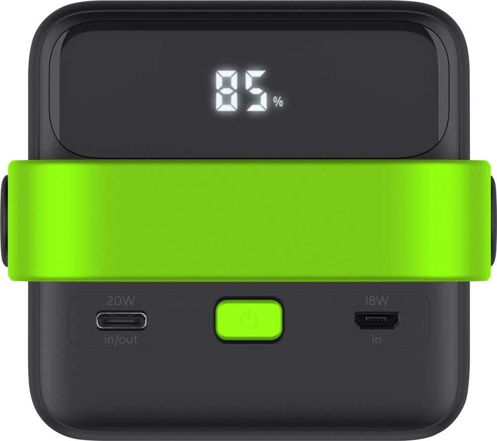 Trust Redoh XXL - 50,000 mAh power bank (juodas, žalias)