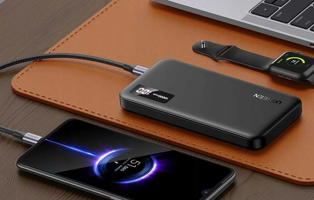 LiPo išorinis akumuliatorius (Powerbank) 10000mAh 22.5W USB-C, USB PB311 UGREEN