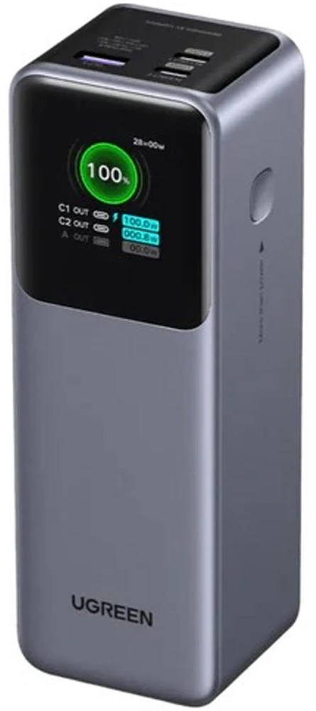 UGREEN išorinis akumuliatorius (Powerbank) 25000mAh 200W 2xUSB-C; USB PB722