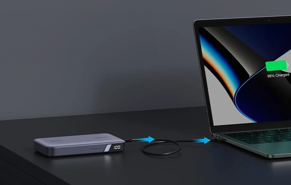 LiPo išorinis akumuliatorius (Powerbank) 20000mAh 100W 2xUSB-C PB720 Ugreen