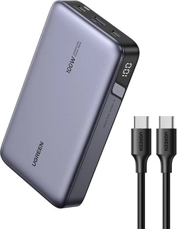 LiPo išorinis akumuliatorius (Powerbank) 20000mAh 100W 2xUSB-C PB720 Ugreen
