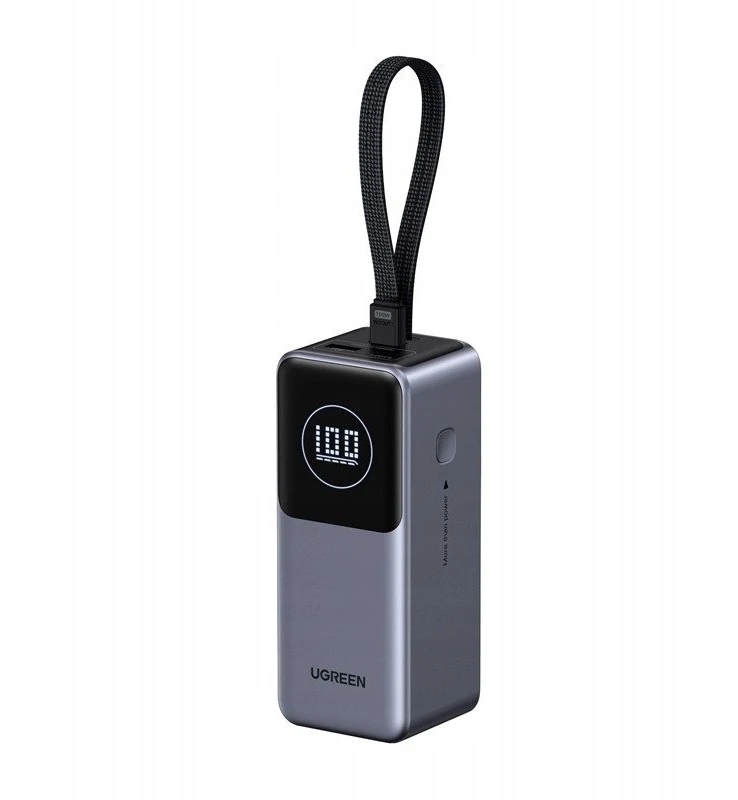 UGREEN nešiojama baterija (Power Bank) 20000mAh, 130W, su integruotu kabeliu, greitasis įkrovimas