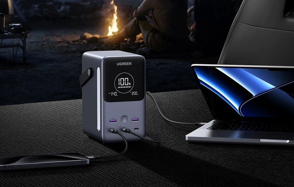LiPo išorinis akumuliatorius (Powerbank) 48000mAh 300W 3xUSB-C, 2xUSB PB770 UGREEN