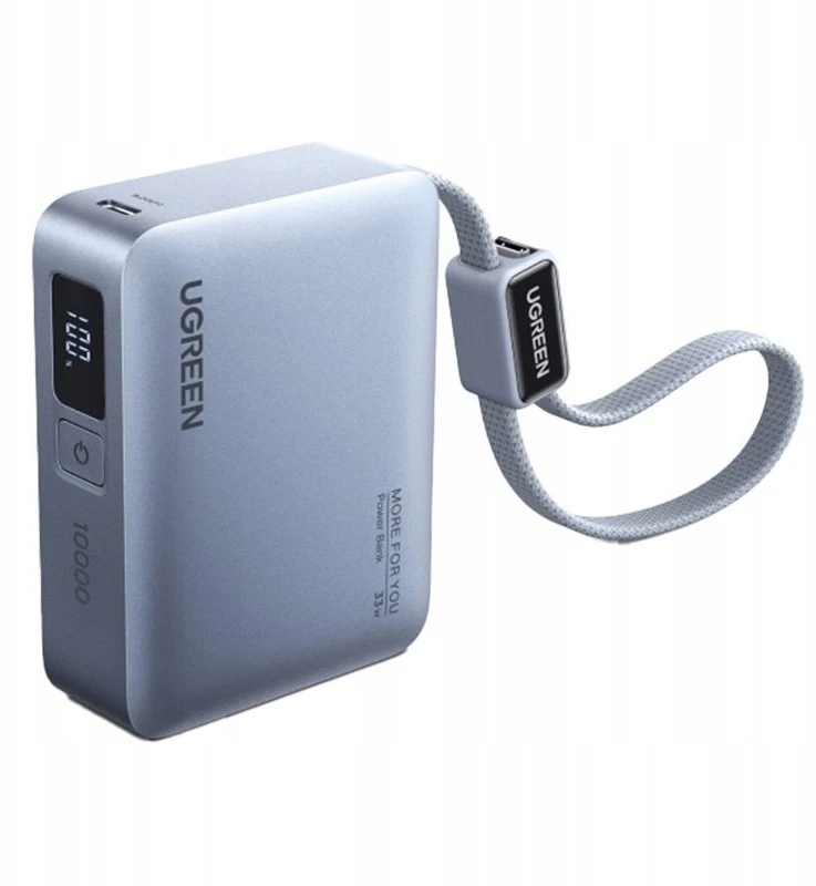 Powerbank Ugreen PB584 10000mAh Pilka