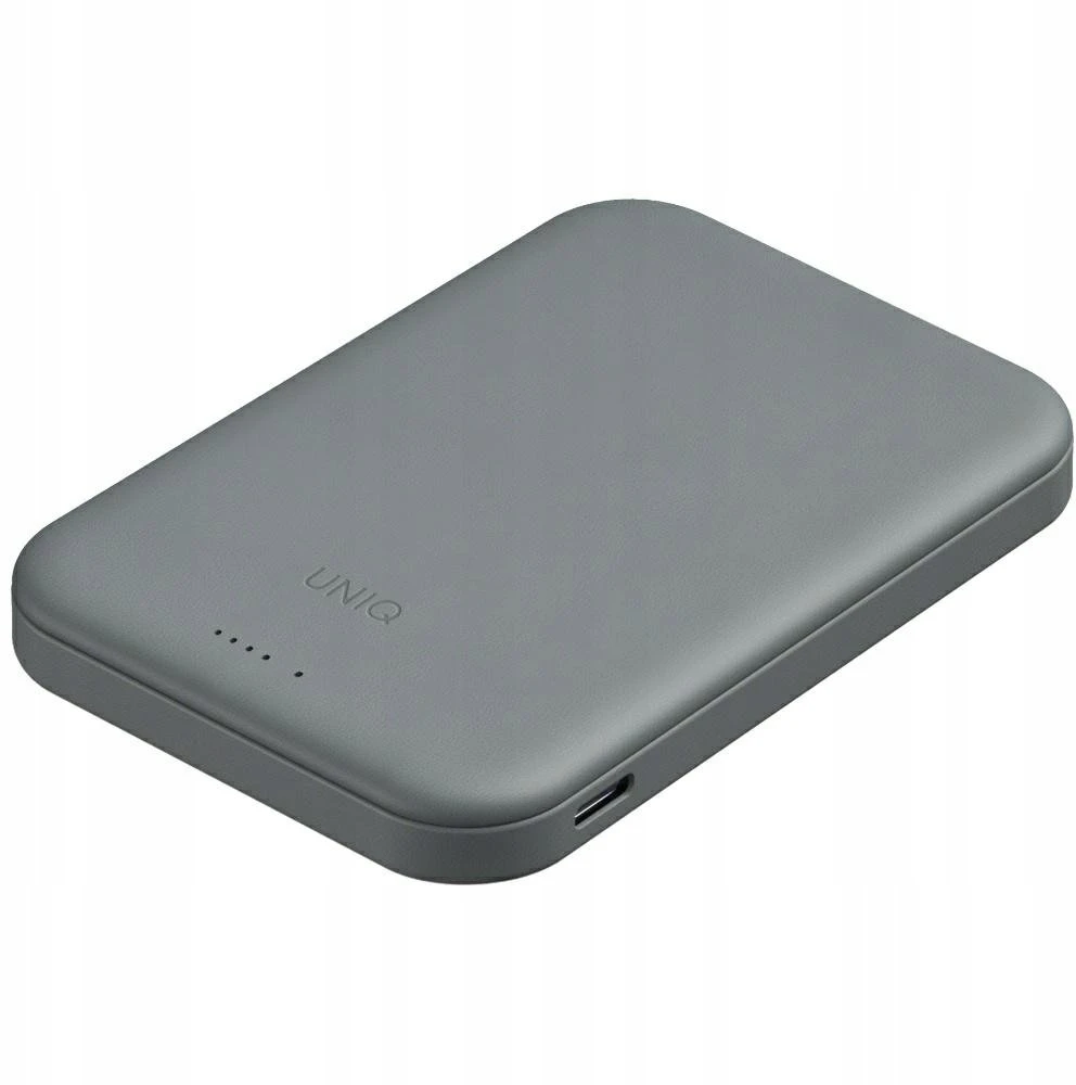 „Uniq Lyden Lexa Magnetic 5000mAh PD USB-C MagSafe“ išorinė baterija – pilka