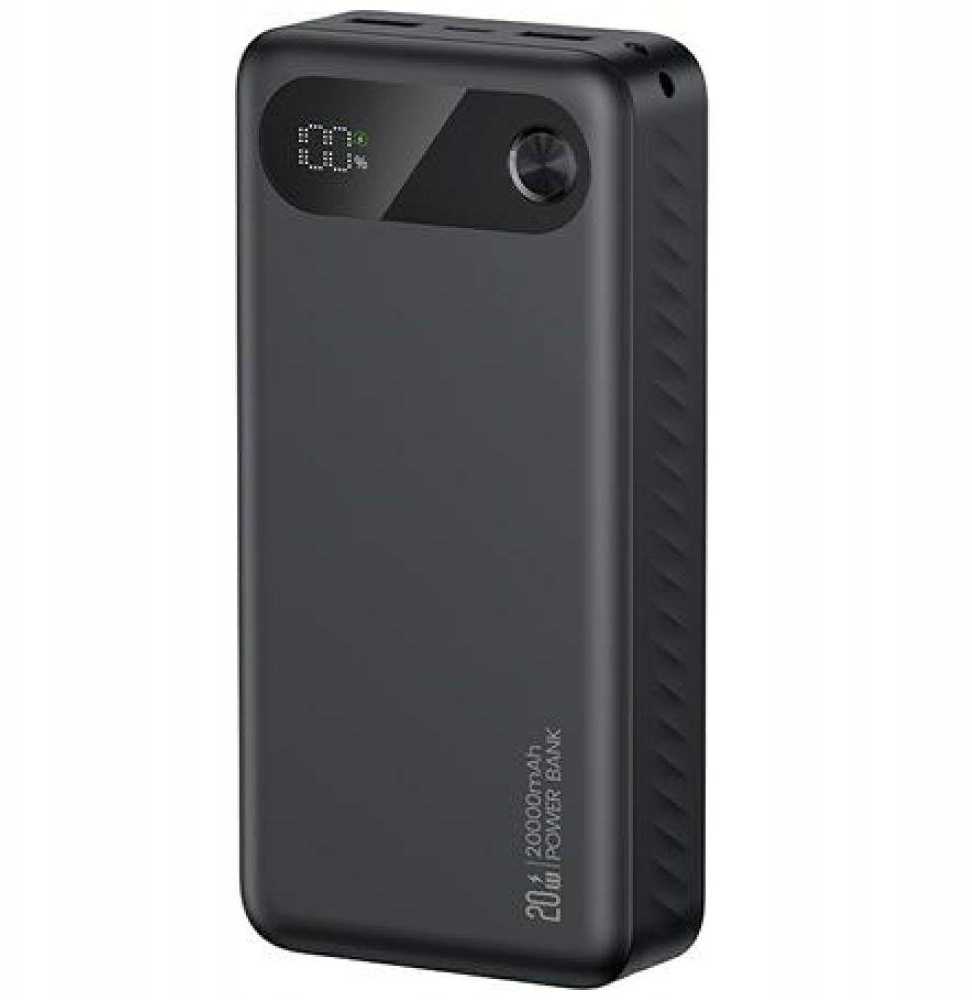 USAMS PB80 Power Bank PD20W 20000mAh juodas