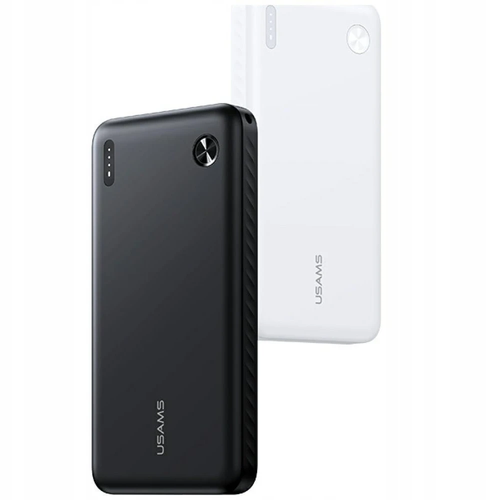 USAMS PB83 Power Bank 2xUSB-A 1xUSB-C 10000mAh juodas