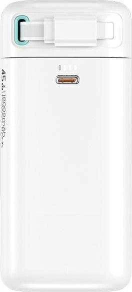 USAMS išorinė baterija su ištraukiamu „Lightning“ laidu, 18000 mAh, PD45W, greito įkrovimo, XMF serijos, juodas