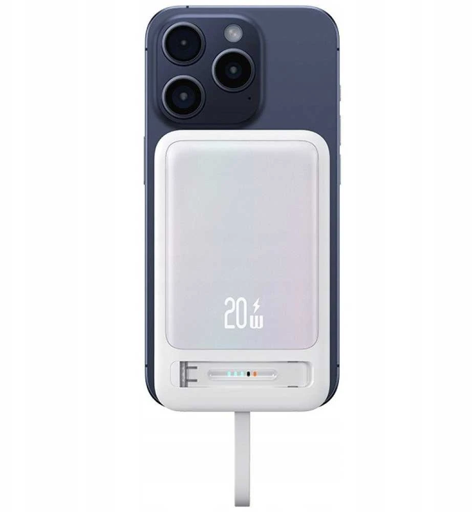 Powerbank USAMS XM Series CD219 10000mAh Magnetic Wireless juodos spalvos