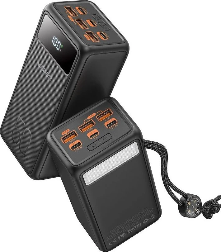 Powerbank Veger Tank Lite (W5001) PD QC3.0 5A 22,5W 50000 mAh juodas