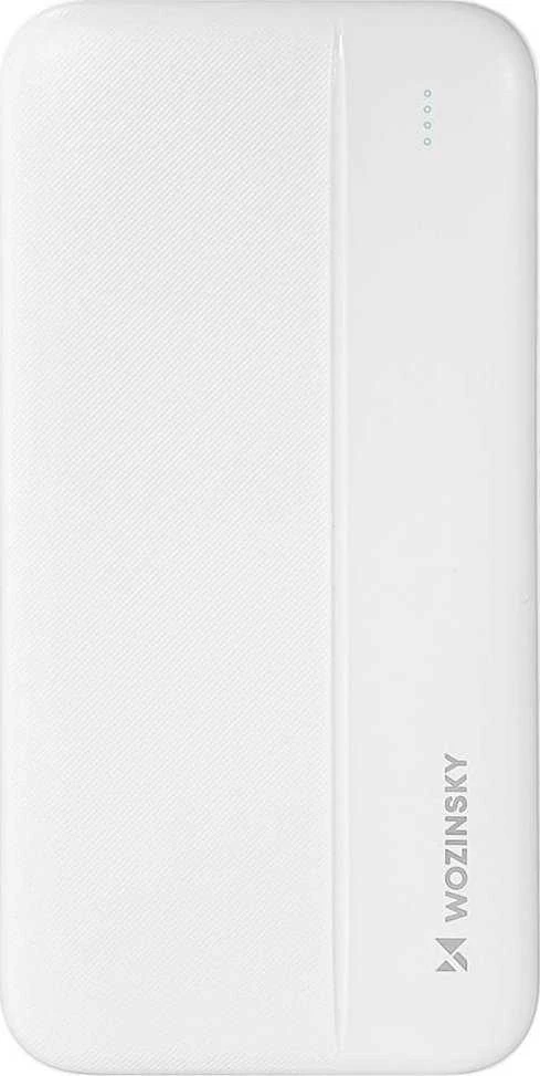 Wozinsky powerbank Li-Po 10000mAh 2 x USB baltos spalvos (WPBWE1)