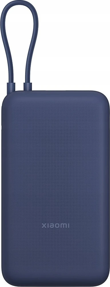 „Xiaomi 33W Power Bank“ (integruotas laidas) | 20000 mAh | USB-C/USB-C laidas/USB-A | Mėlyna