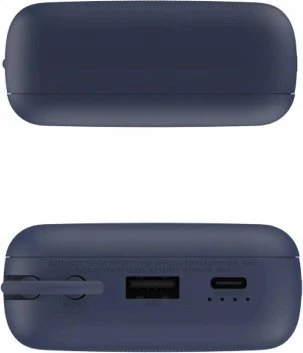 „Xiaomi 33W Power Bank“ (integruotas laidas) | 20000 mAh | USB-C/USB-C laidas/USB-A | Mėlyna