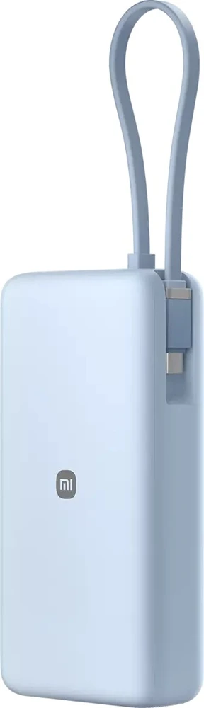 „Xiaomi“ 67 W išorinė baterija 20000 (su integruotu laidu) | 20000 mAh | Ice Mėlyna