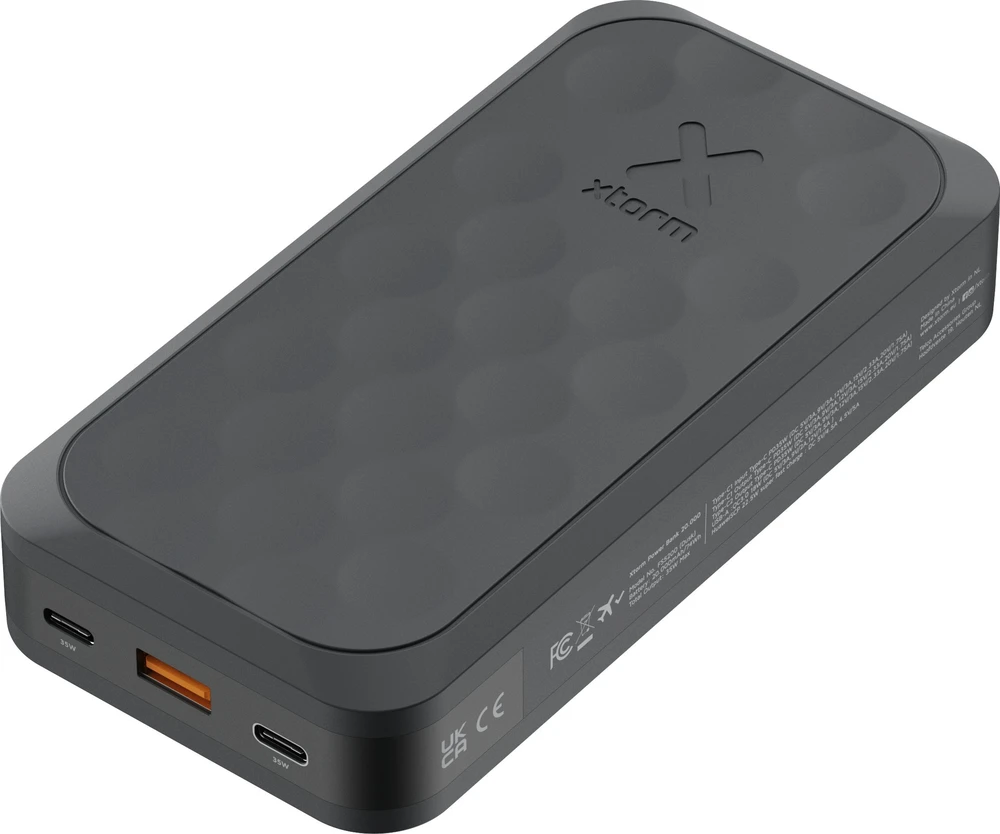 „Xtorm“ – išorinė baterija USB-C PD 35W 20.000mAh / 2xUSB-C, juoda
