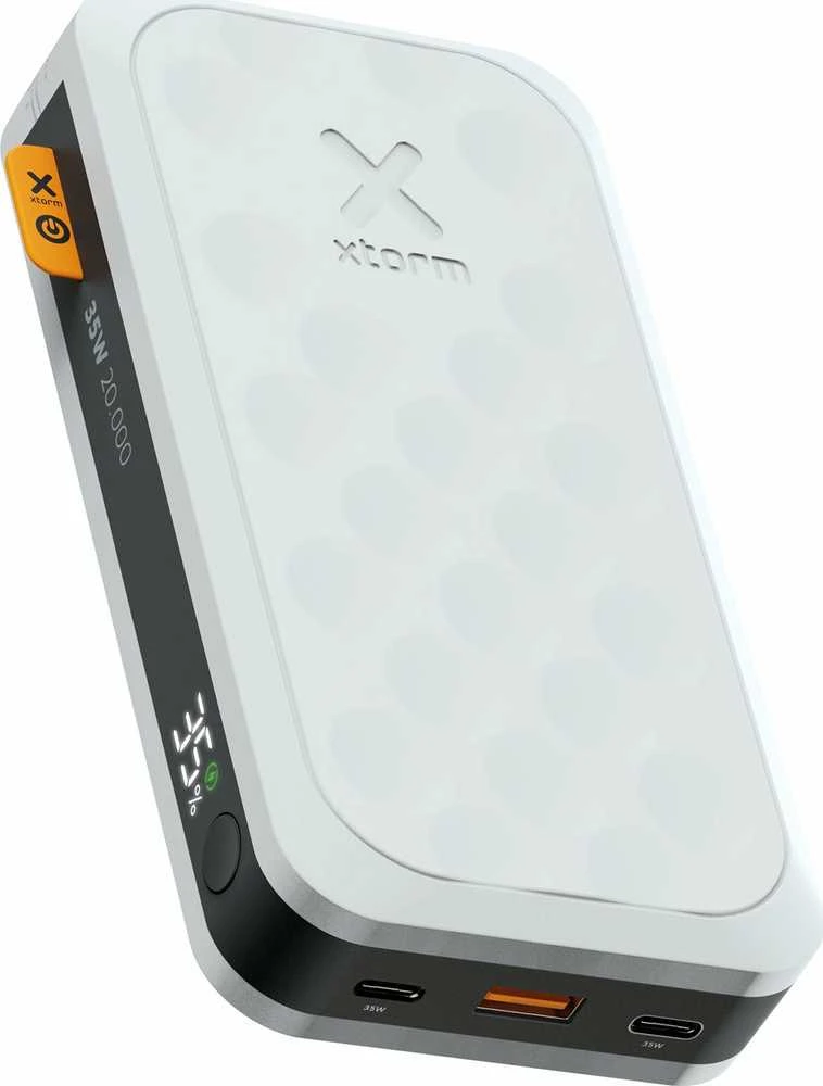 „Xtorm“ – išorinė baterija USB-C PD 35W 20.000mAh 2xUSB-C, balta