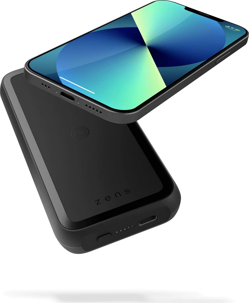 Powerbank Zens Zens Magnet 10000 MAH belaidis maitinimo blokas su stovu