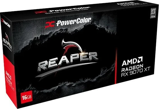 Vaizdo plokštė. „PowerColor Reaper“ RX9070 XT 16G-A