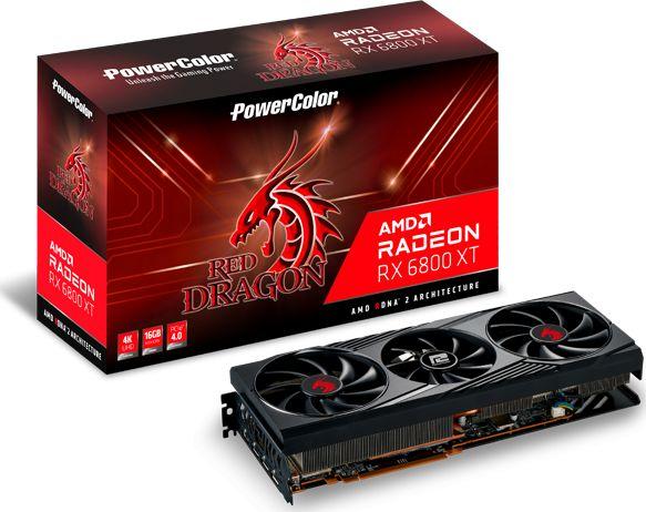 Vaizdo plokštė Powercolor Red Dragon AMD Radeon RX 6800 XT 16GB GDDR6