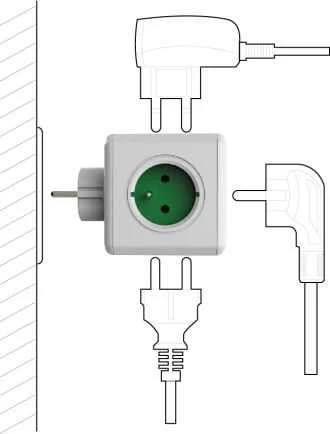 Allocacoc PowerCube Pilkas 2100 GY