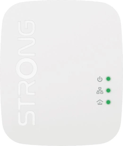 Powerline adapteris Strong Strong POWERLWF1000DUOMINI Tinklo plokštė skirta PowerLine 1000 Mbit/s Laidinio LAN Wi-Fi Balta 2 vnt.