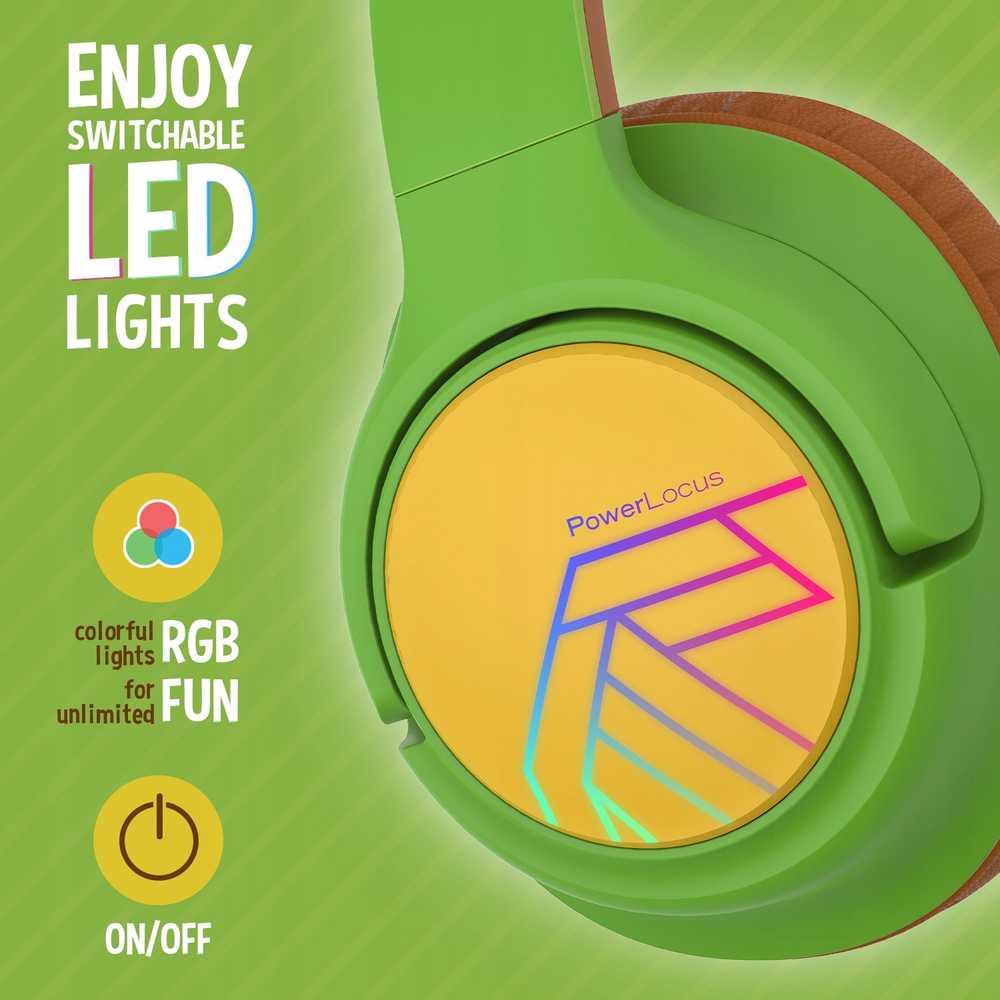 Ausinės PowerLocus Bobo Kids Turtle (PL755229)