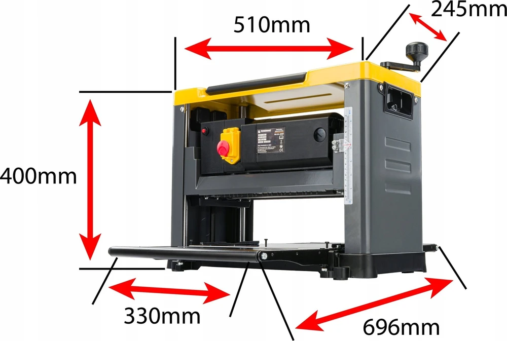 Powermat Storio obliavimo staklės 2000 W, 330 mm