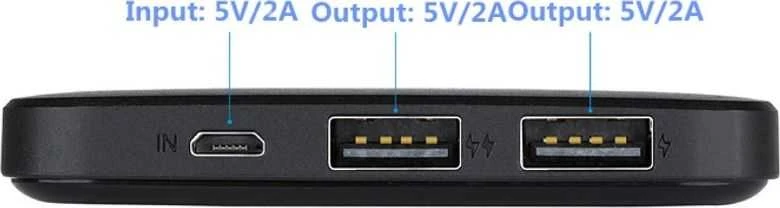 PowerNeed 6W + išorinė baterija 8000mAh