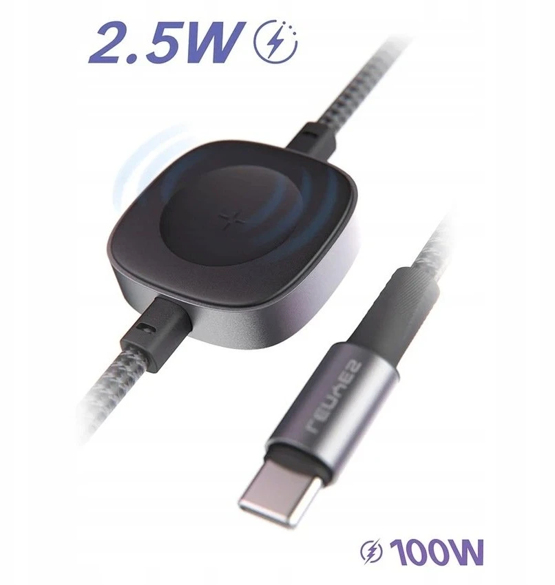 „PowerNeed USB-C 100 W laidas su įkrovikliu LC540 TC-TC“