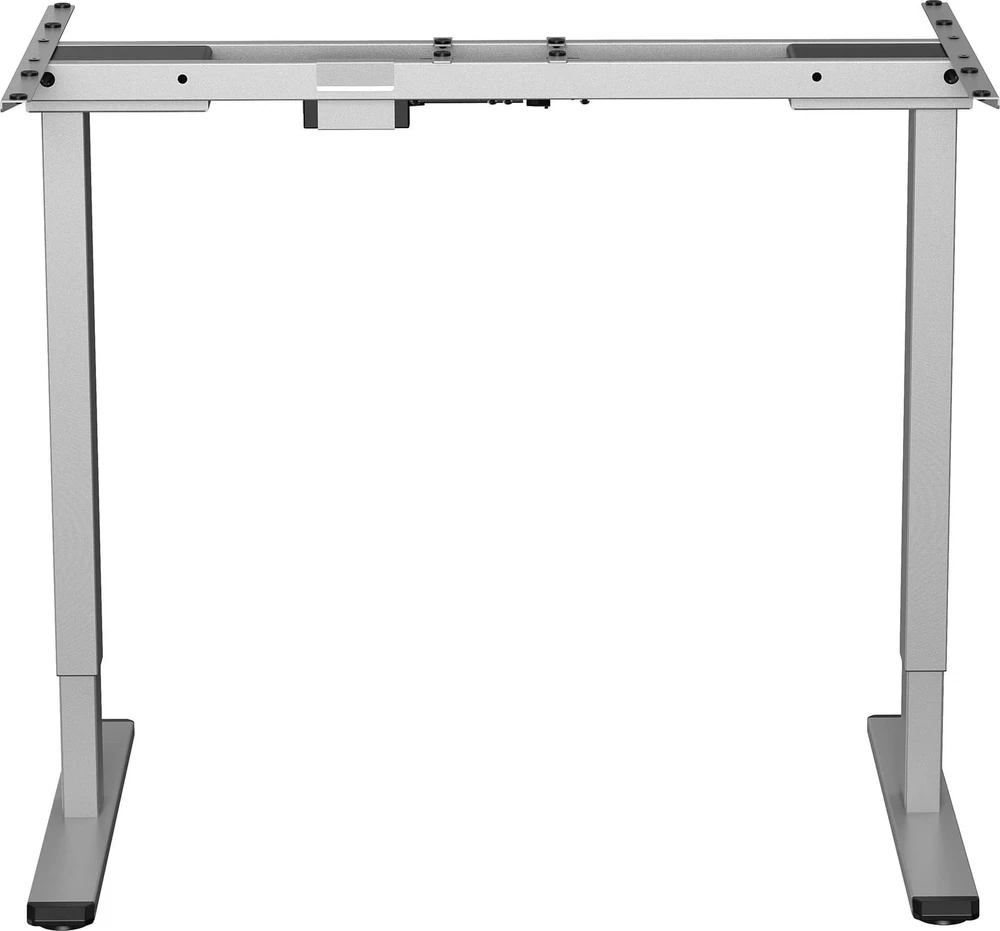 Powerton Desk rėmas/pagrindas, elektra reguliuojamas, tarpų reguliavimas 500mm, apsaugos nuo susidūrimo sistema, pilka, 100 kg keliamoji galia, Powerton