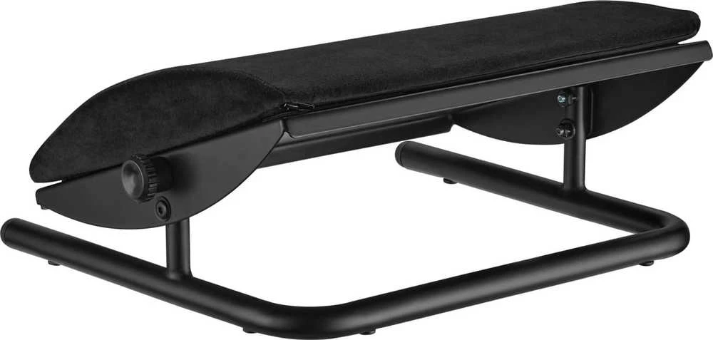 Powerton Ergonomiška kojų atrama, nuimama minkšta pagalvė, juoda, plieninė, keliamoji galia 25 kg, Powerton