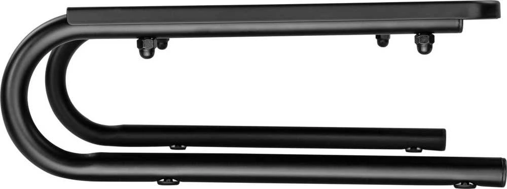 Laikiklis Powerton monitoriaus stovas, vieta klaviatūrai, juoda, metalas/plastikas, 20 kg keliamoji galia, Powerton, ergo
