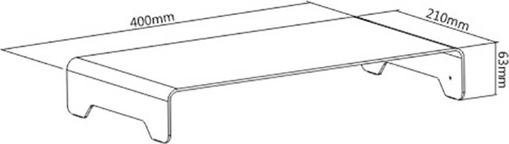 Laikiklis Powerton pagrindas pagal monitoriaus, modernus minimalistinio dizaino, sidabro, aliuminio, 10 kg apkrovos pajėgumas, Powerton, ergo