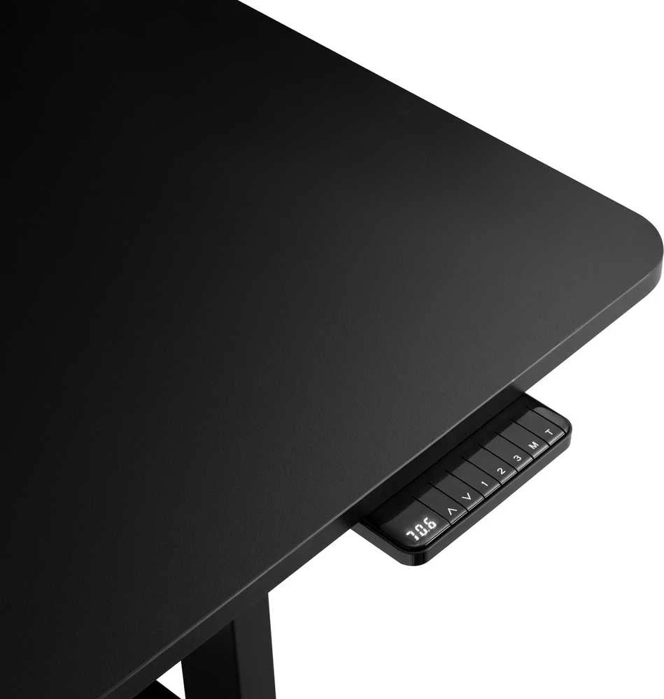 Powerton Desk rėmas/pagrindas, elektra reguliuojamas, tarpų reguliavimas 500mm, apsaugos nuo susidūrimo sistema, juoda, keliamoji galia 100 kg, Powerton