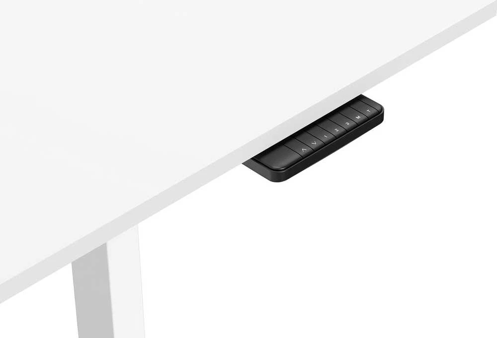 Powerton Desk rėmas/pagrindas, elektra reguliuojamas, tarpų reguliavimas 500mm, apsaugos nuo susidūrimo sistema, balta, keliamoji galia 100 kg, Powerton