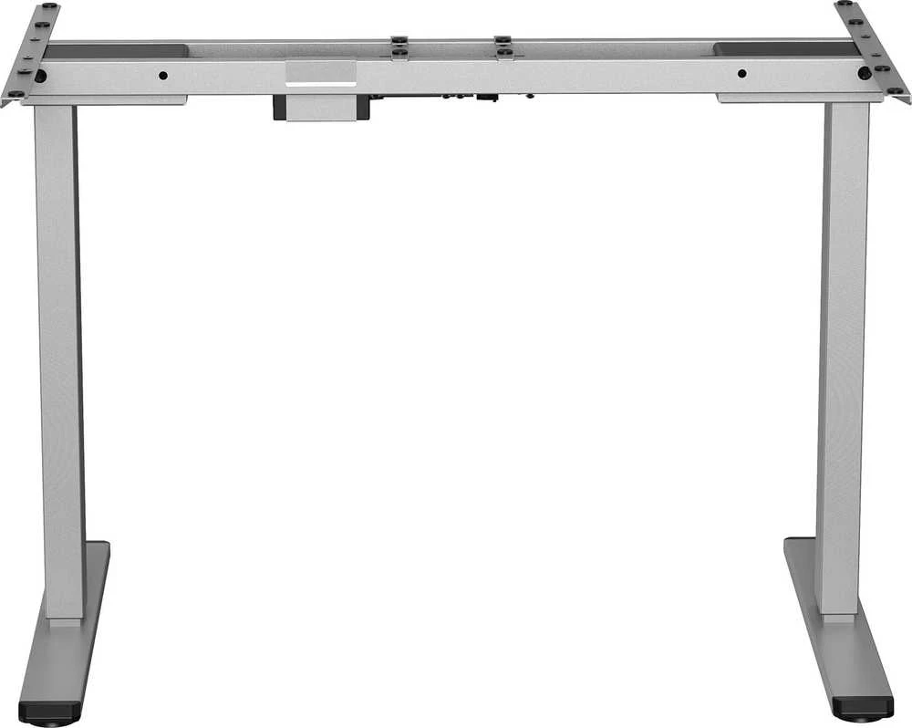 Powerton Desk rėmas/pagrindas, elektra reguliuojamas, tarpų reguliavimas 500mm, apsaugos nuo susidūrimo sistema, pilka, 100 kg keliamoji galia, Powerton