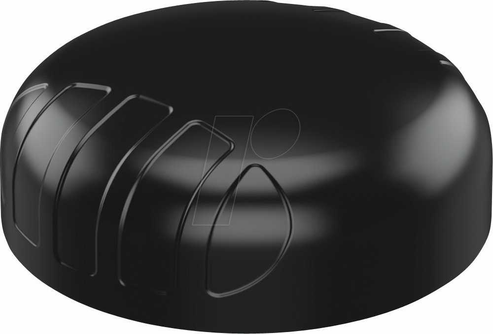Poynting automobilio „Wi-Fi“ antena A-PUCK-0012-V2-01, juoda, SMA (M) ir RPSMA adapteris, 7,5 dbi MIMO antena, 2x DB WIFI, 2 m SMA-M kabelis, juodas, PU