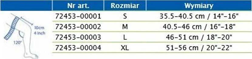 Pozostałe Kelio įtvaras su reguliuojamu paminkštinimu Actimove, dydis S, 72453-00001