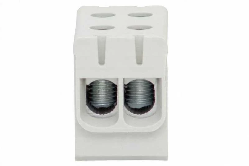 Pozostali Gnybtų juosta LZ F-ELEKTRO F2.0295 ZU korpuse, 1 bėgelio (2x50/2x50mm2), Al/Cu rutulys