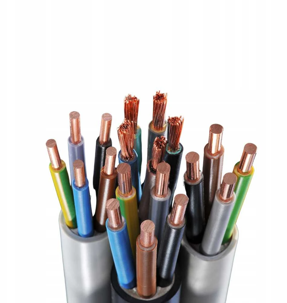 Nkt Spoka Akcyjna Kabelis elektrinis suvytas H03VV-F OMY 3x1,5mm2 300V NKT balta 100m