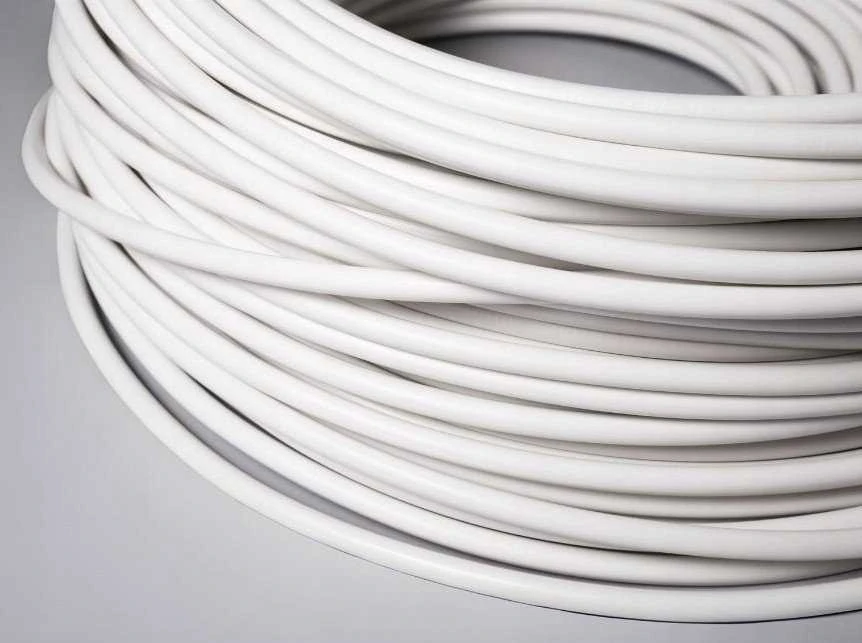 Nkt Spoka Akcyjna Kabelis elektrinis suvytas H03VV-F OMY 3x1,5mm2 300V NKT balta 100m