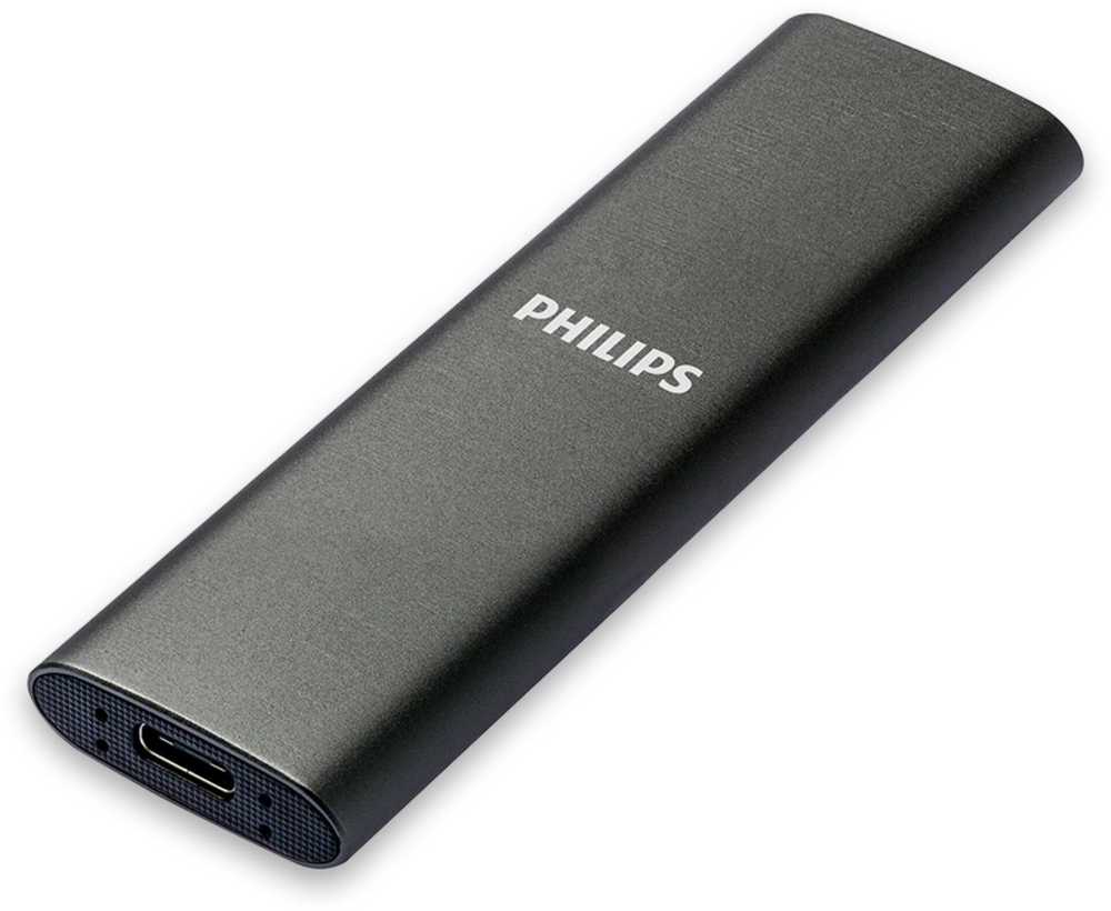 Kietasis diskas <p>Philips Externe SSD 1TB Ultra Speed Pilkas</p>