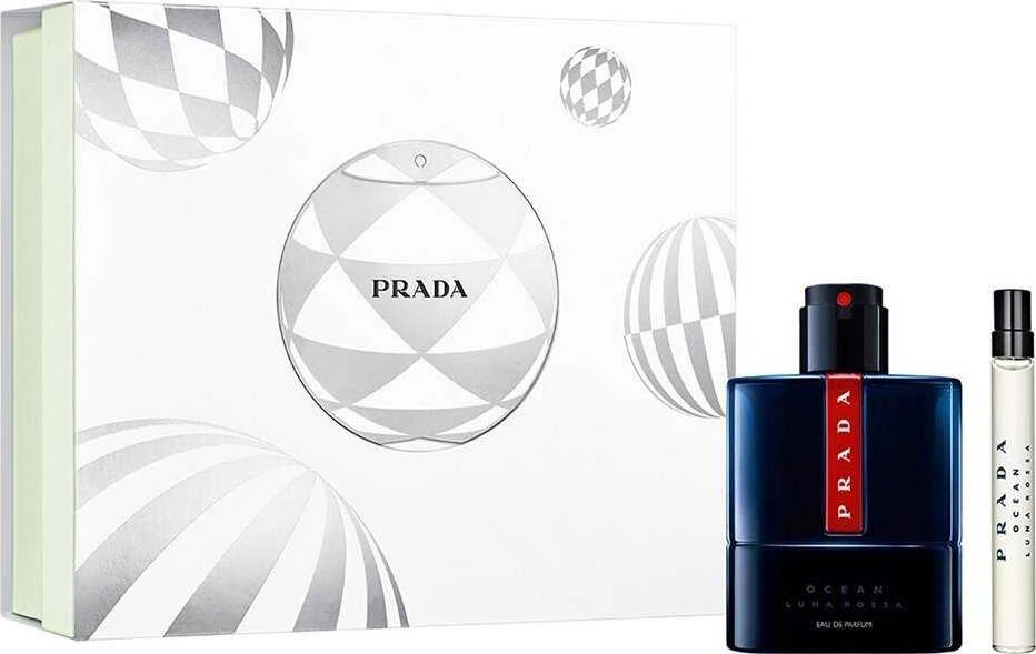 PRADA Luna Rossa Ocean parfuminio vandens rinkinys 100ml + kvepalų vandens purškiklis 10ml